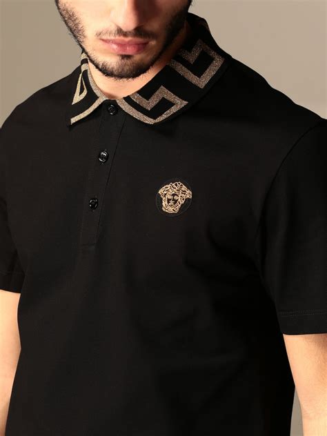 versace polo shirt on sale|authentic versace shirt.